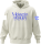 Hoodie "Meister:in von morgen" weiß + Firmenlogo am rechten Ärmel